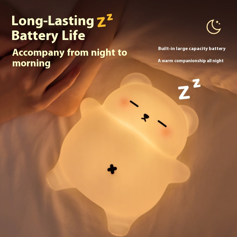 Cute Snoring Bear Night Lamp