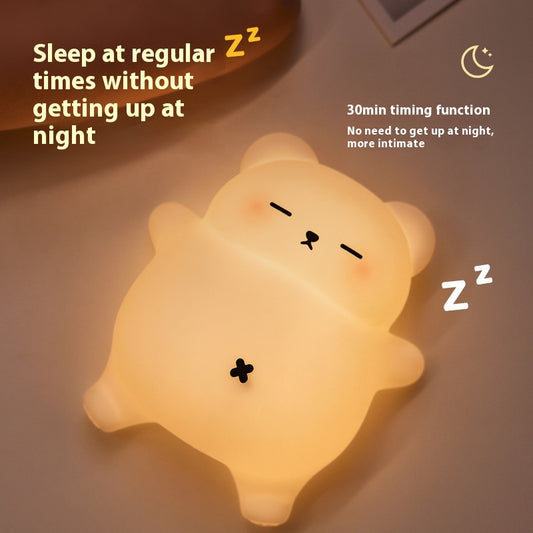 Cute Snoring Bear Night Lamp