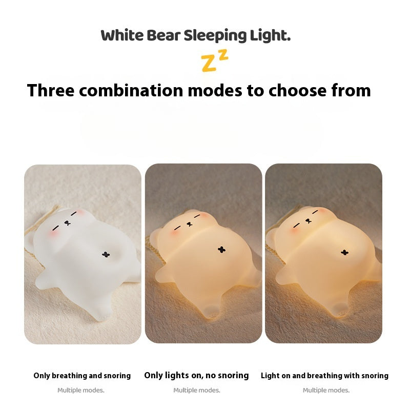 Cute Snoring Bear Night Lamp