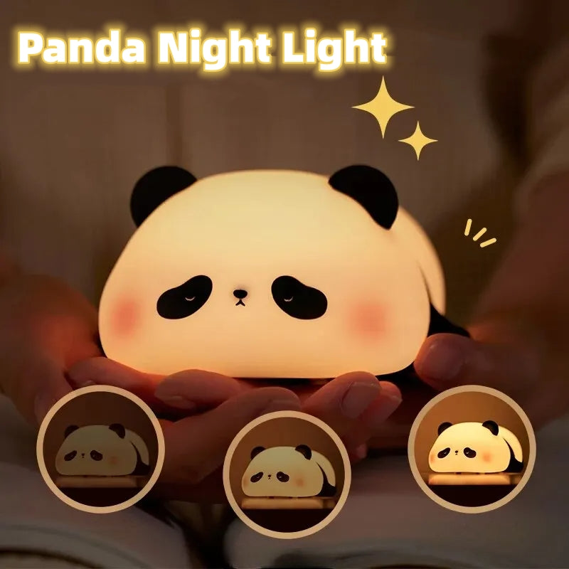 The Lazy Panda Squishy Night Light