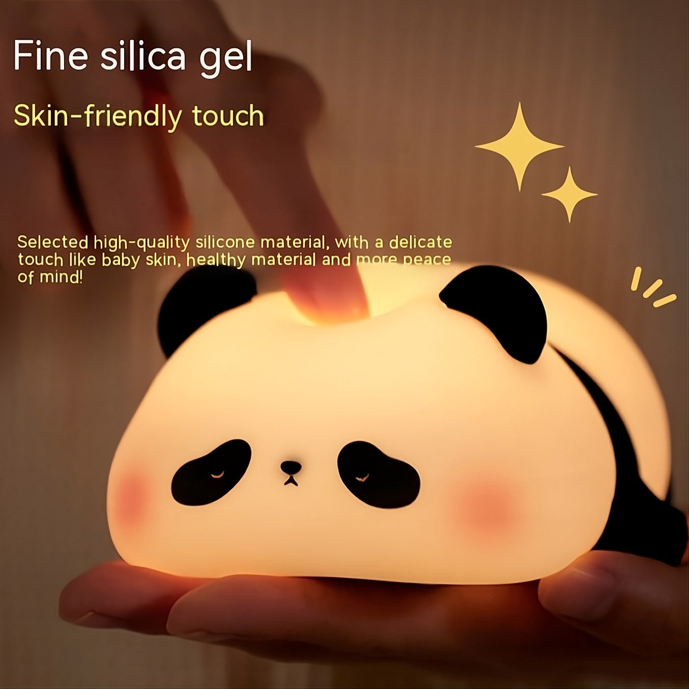 The Lazy Panda Squishy Night Light