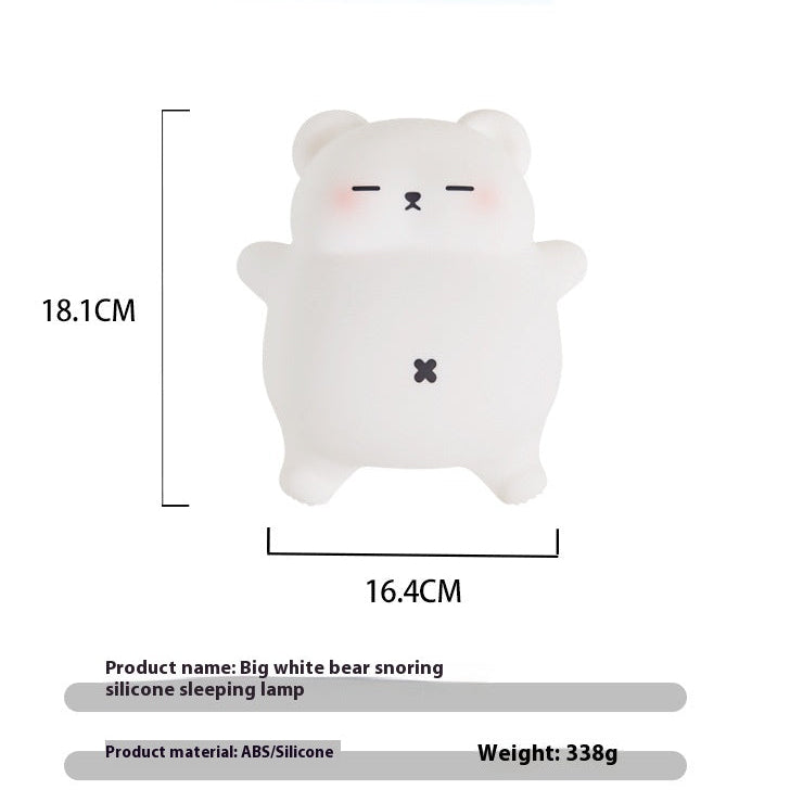 Cute Snoring Bear Night Lamp