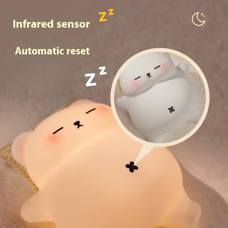 Cute Snoring Bear Night Lamp