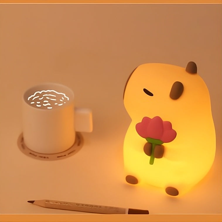 The Beat &amp; Glow Capybara Night Light
